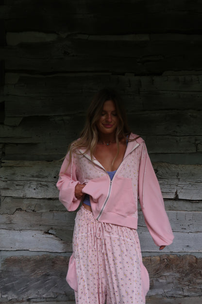Blushing Zip Up Jacket