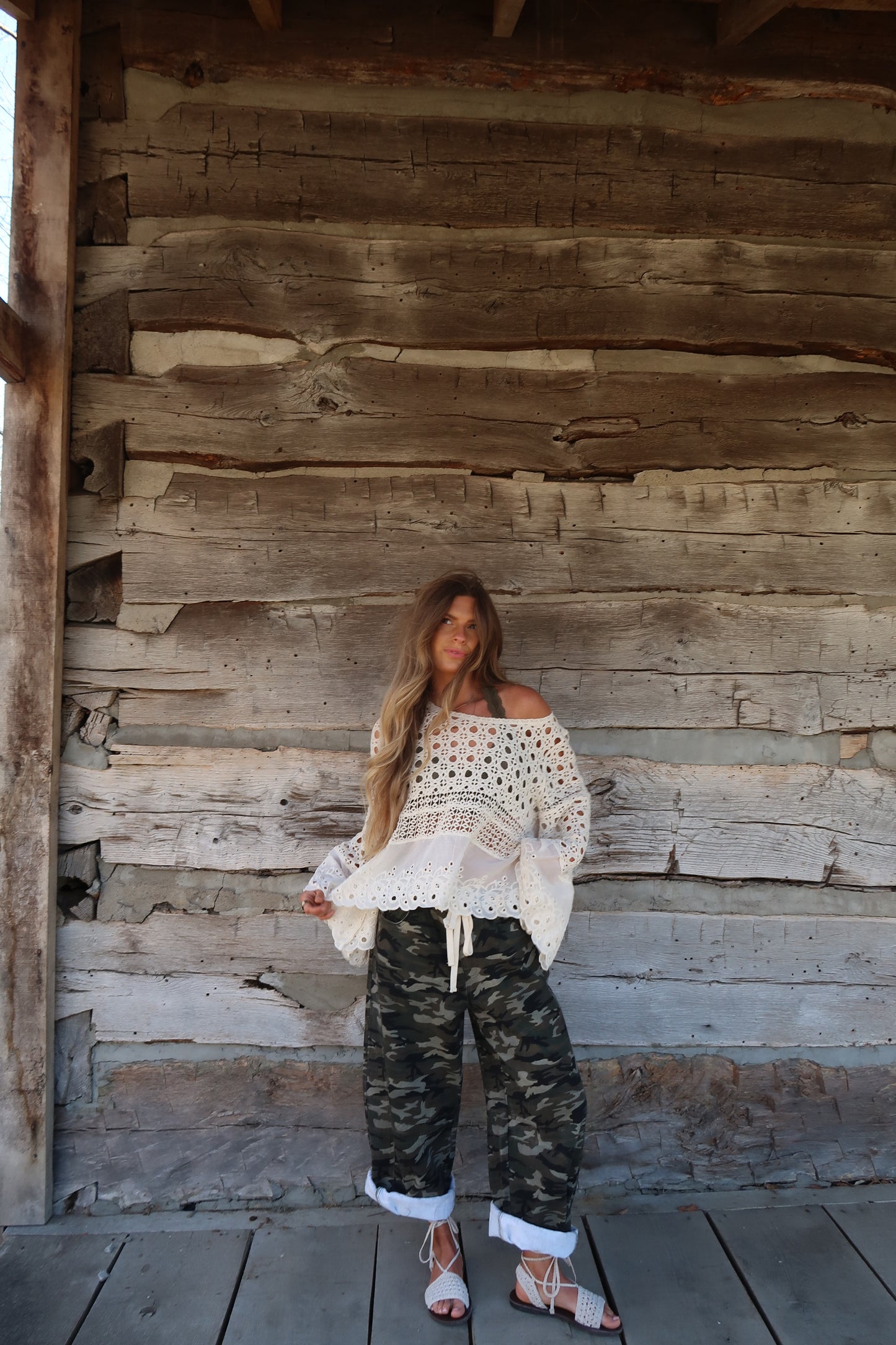 Camo Barrel Pant
