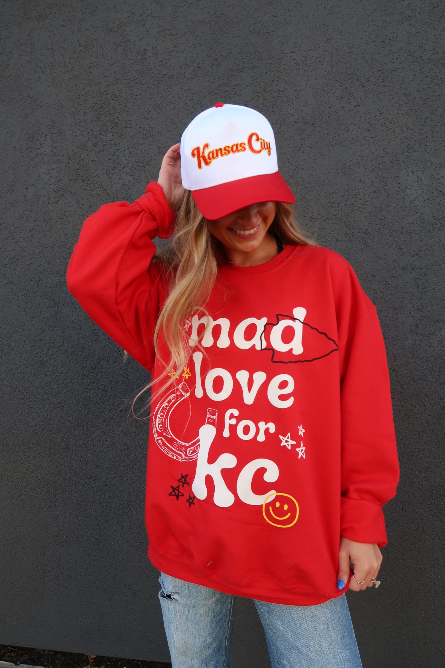 Mad Love for KC Red Crewneck