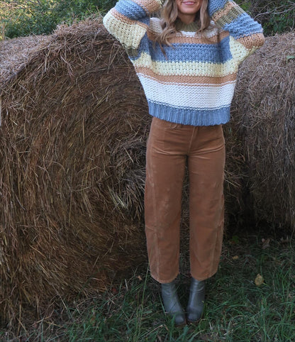 Cinnamon Corduroy Barrel Jenas