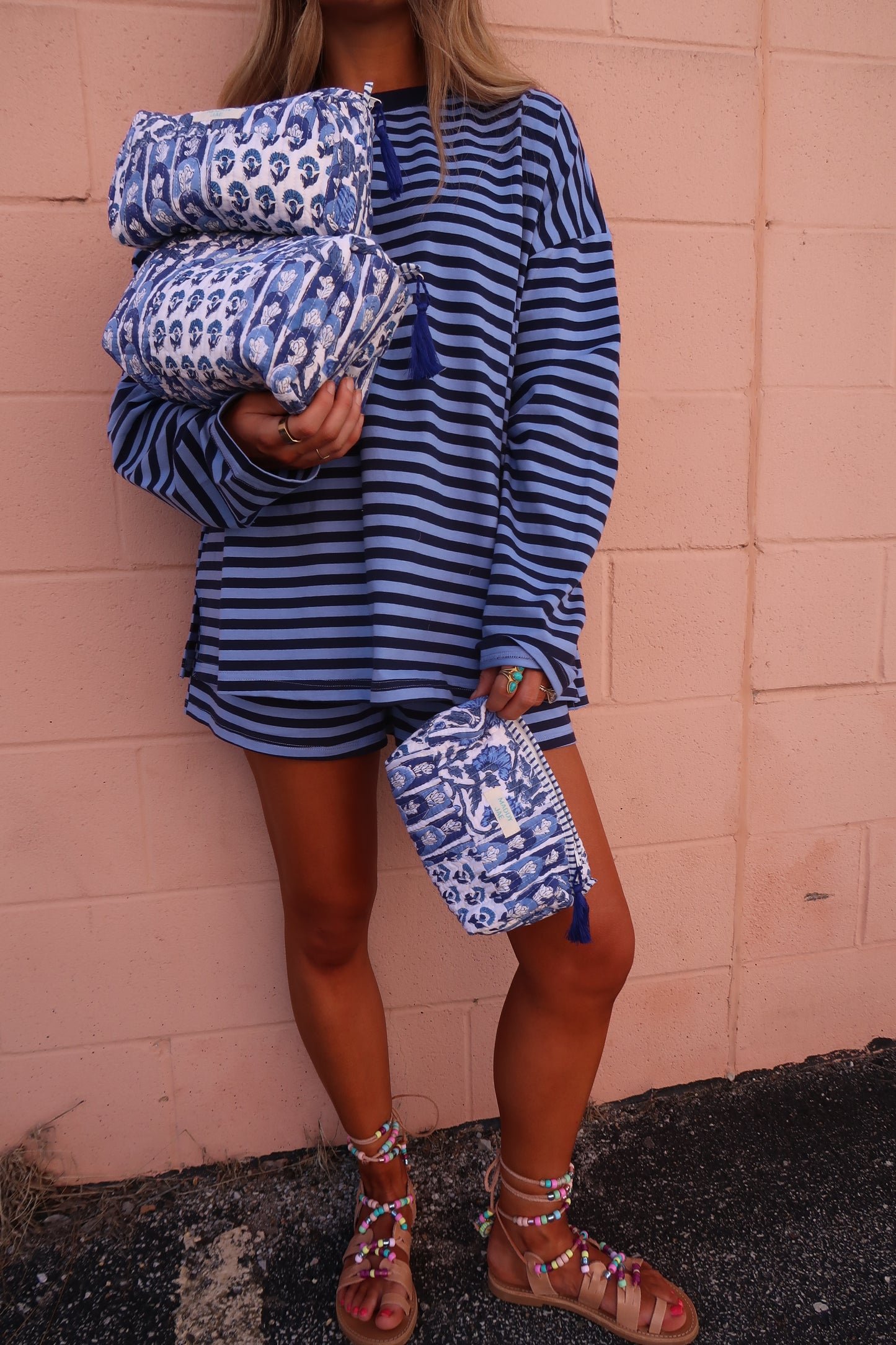 Blu Cosmetic Bag 3pk