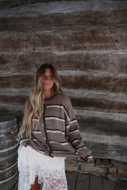 Cedar Stripe Cardi