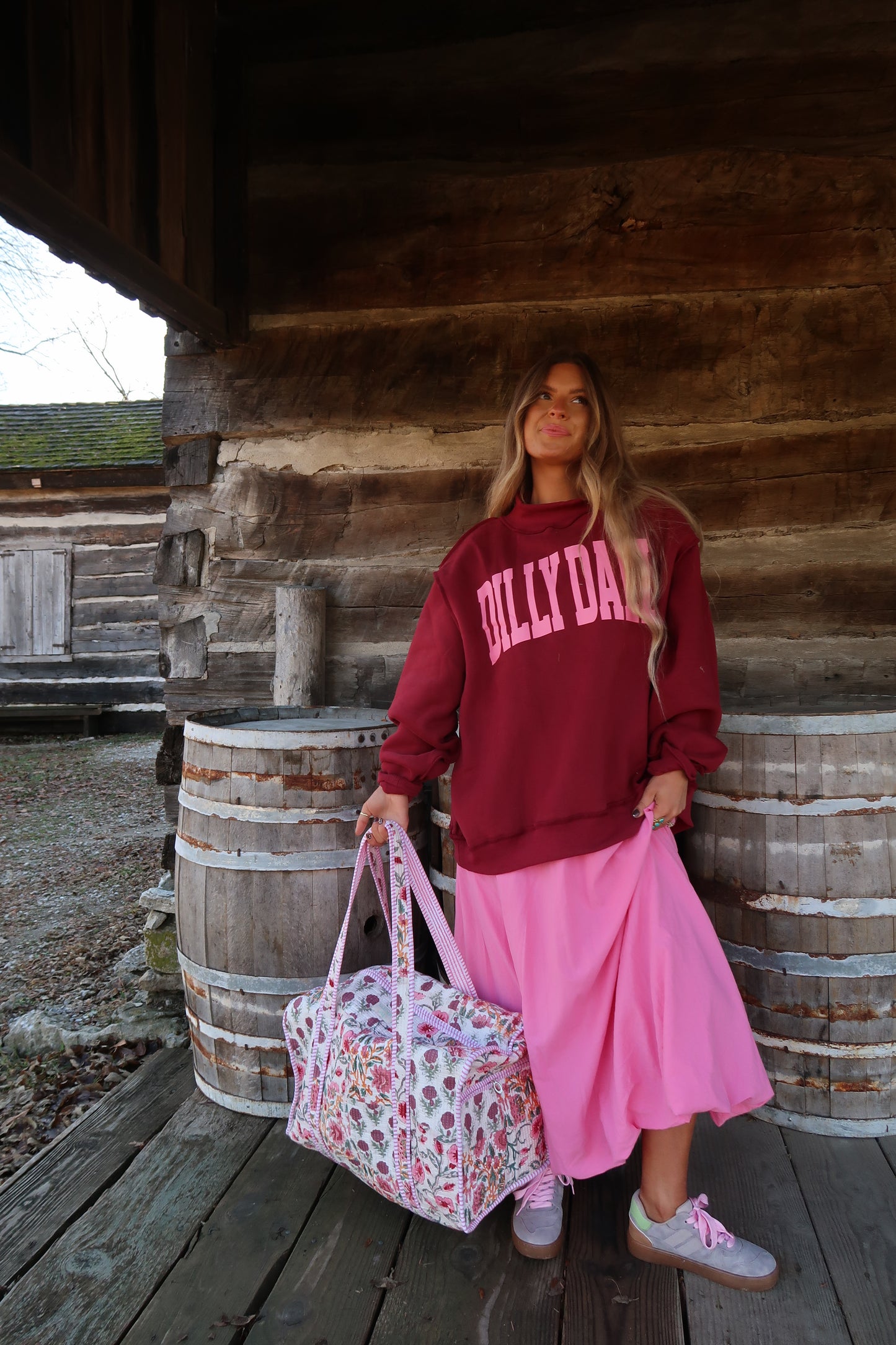 Cora Quilted XL Duffle Bag