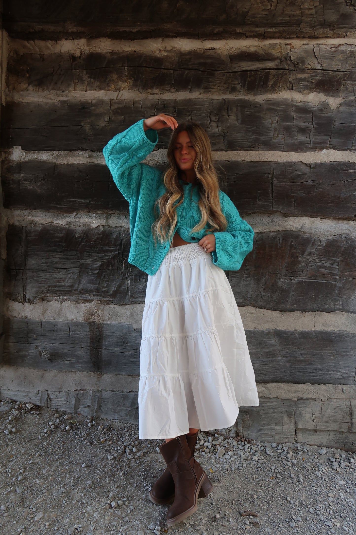 Buttercream Midi Skirt