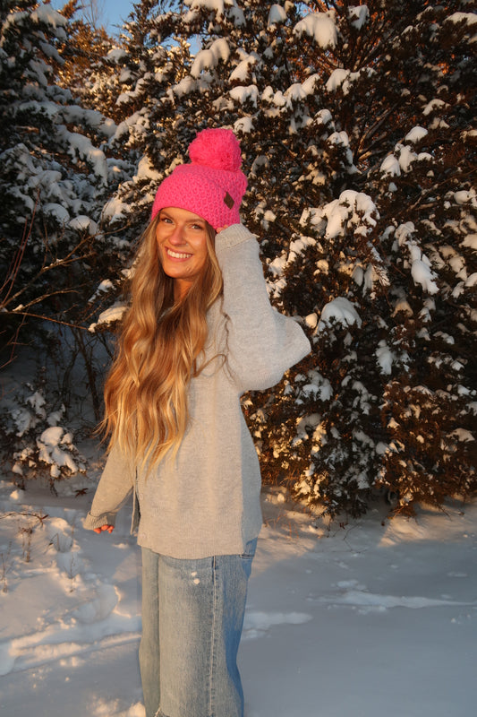 Candy Pink Beanie