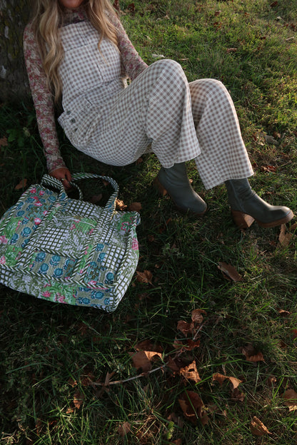 Mable Gingham Overalls