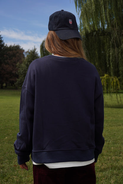 Navy Layered Crew