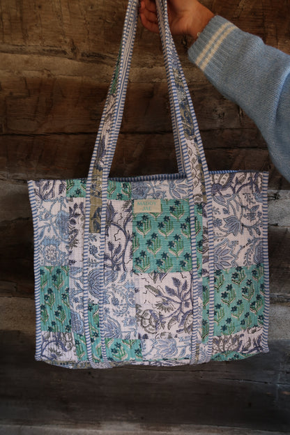 Cove Quilted Tote Bag