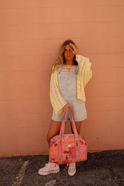 Debbie Quilted Duffle Bag