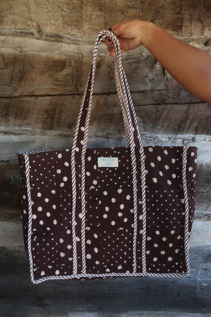 Coco Patchwork Quilted Tote Bag
