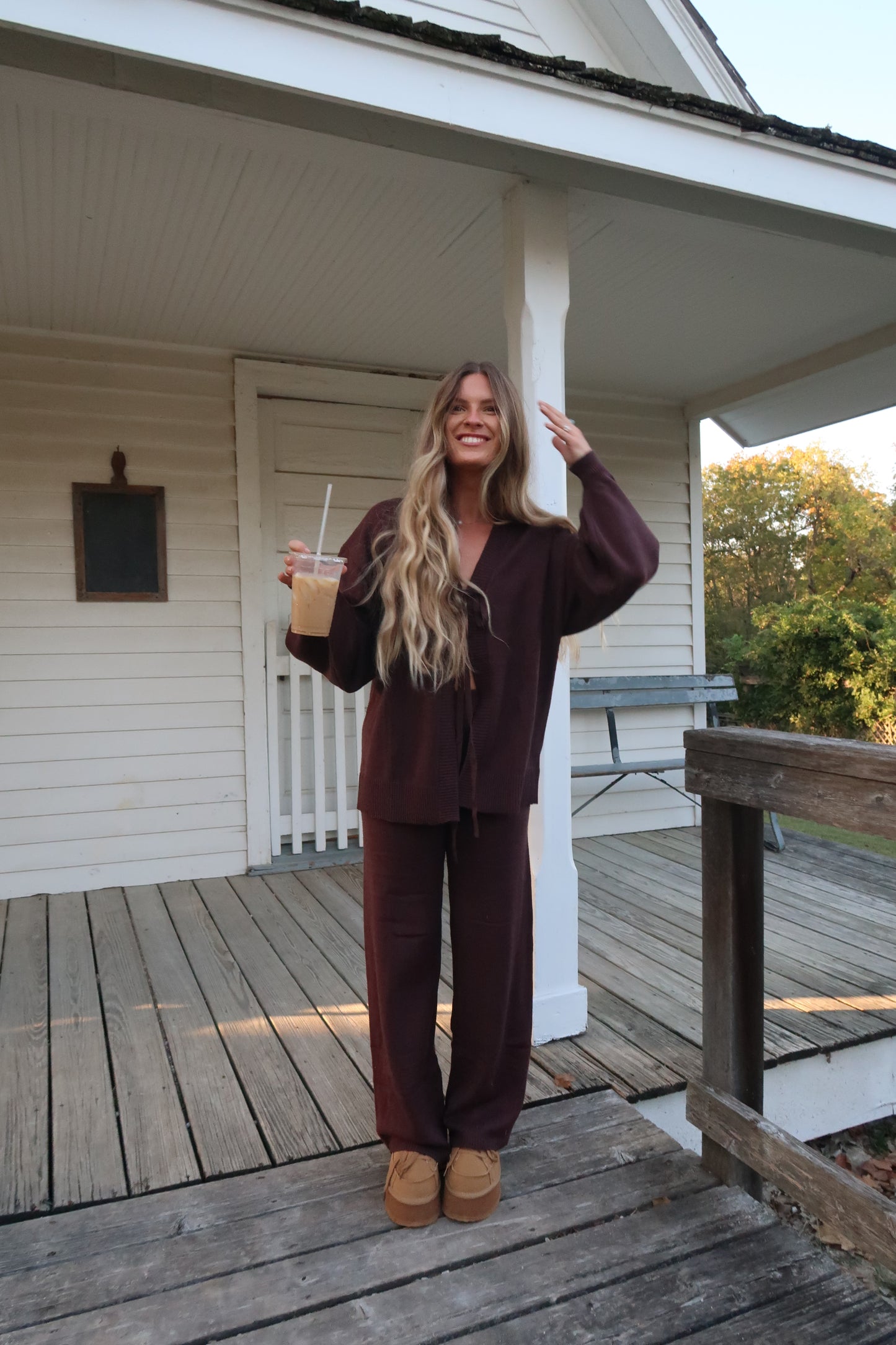 Chocolate Sweater Set