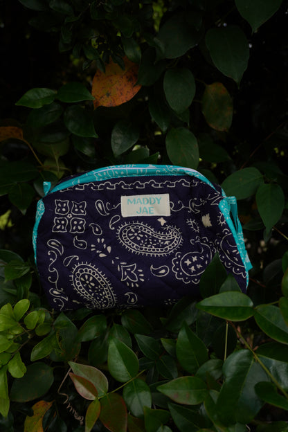 Lani Patchwork Quilted Cosmetic Bag