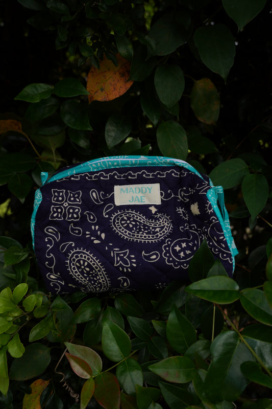 Lani Patchwork Quilted Cosmetic Bag