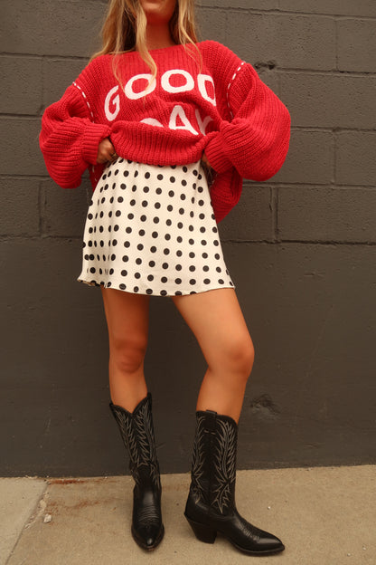 Polly Polka Dot Skirt