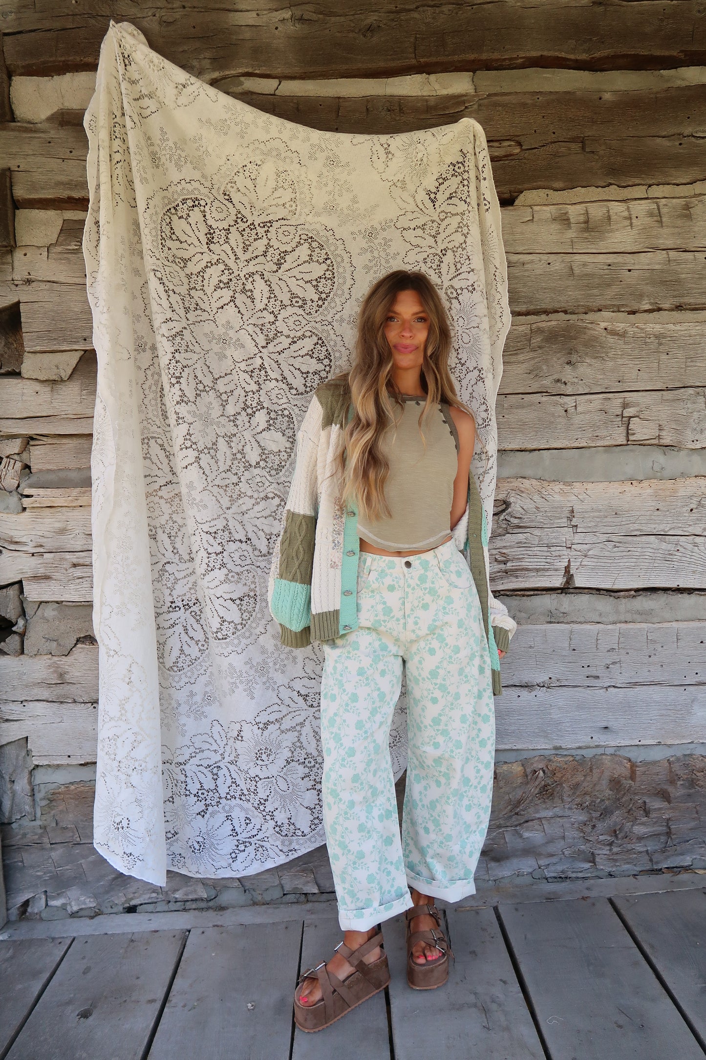 Gardener Patchwork Cardi