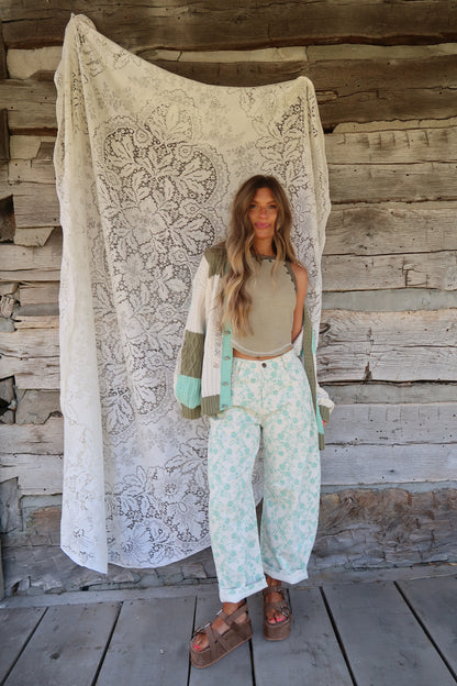 Gardener Patchwork Cardi