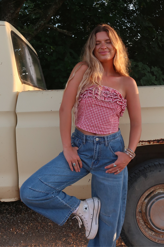 Butterfeild Gingham Top