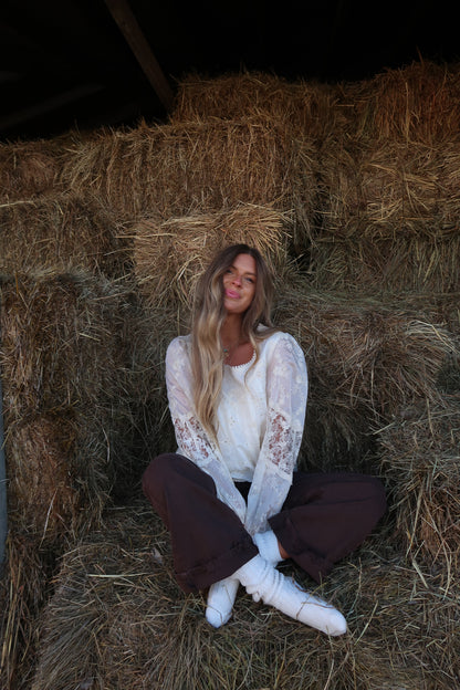 Sweetie eyelet Long Slv