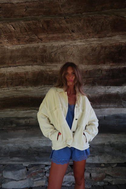 Lemon Drop Denim Jacket