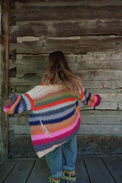 Crayola Stripe Cardi