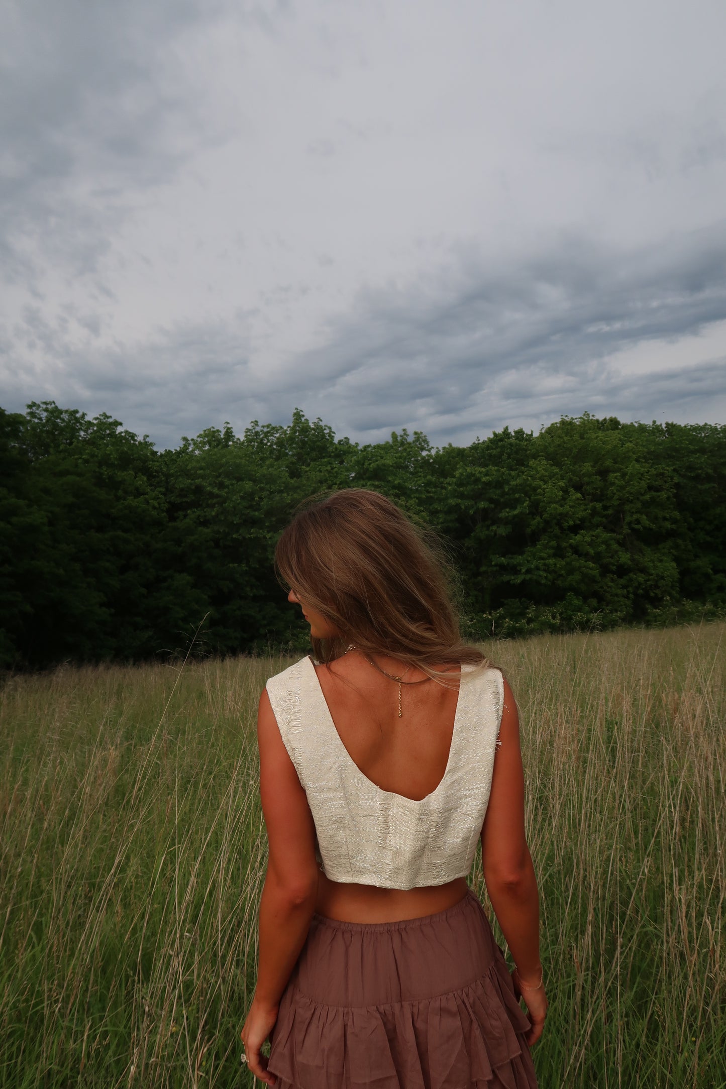 Amber Skies Embellished Vest