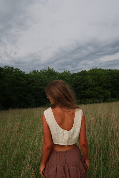 Amber Skies Embellished Vest