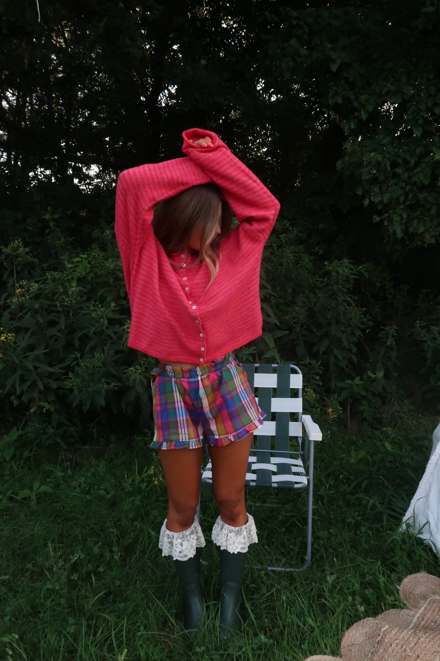 Stain Glass Plaid Shorts
