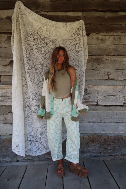 Gardener Patchwork Cardi