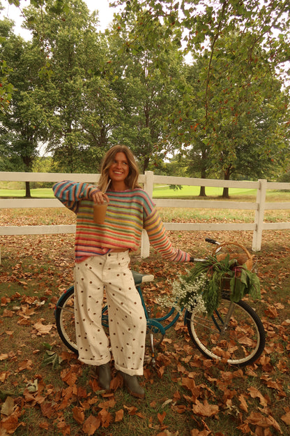 Crisp Air Stripe Sweater