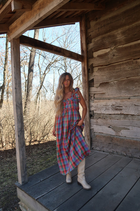 Candyland Ruffle Maxi Dress