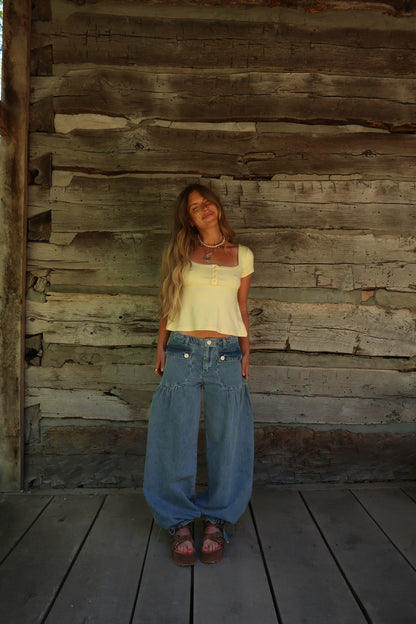 Cute as a Button Jean