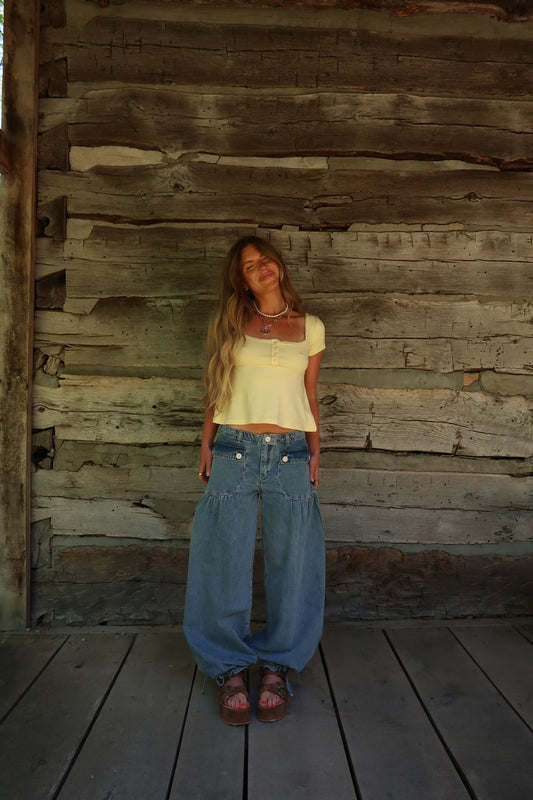 Cute as a Button Jean