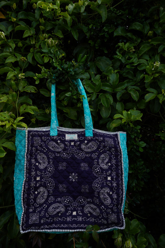 Lani Patchwork Quilted Tote Bag