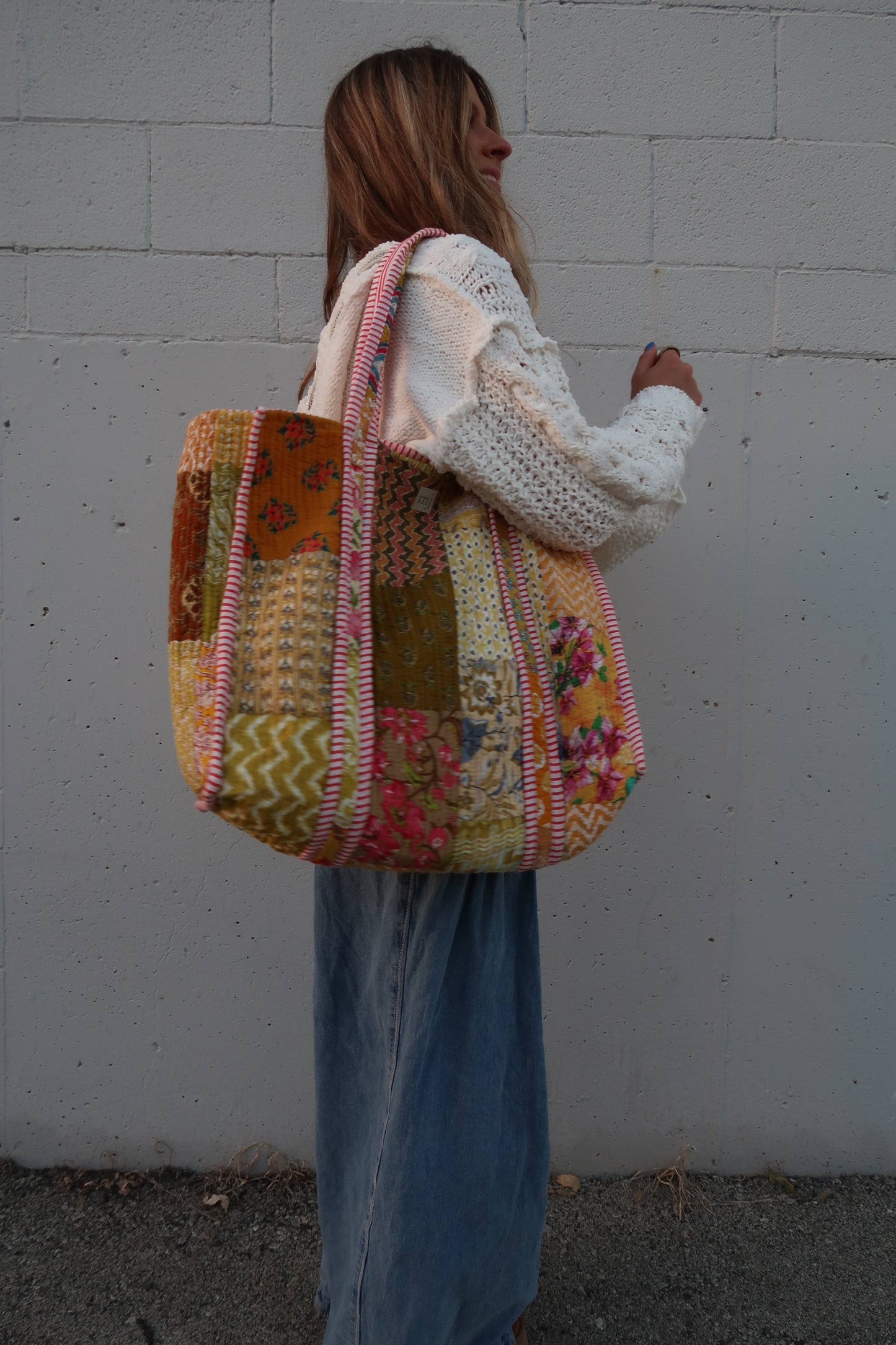 Goldie Quilted Tote Bag