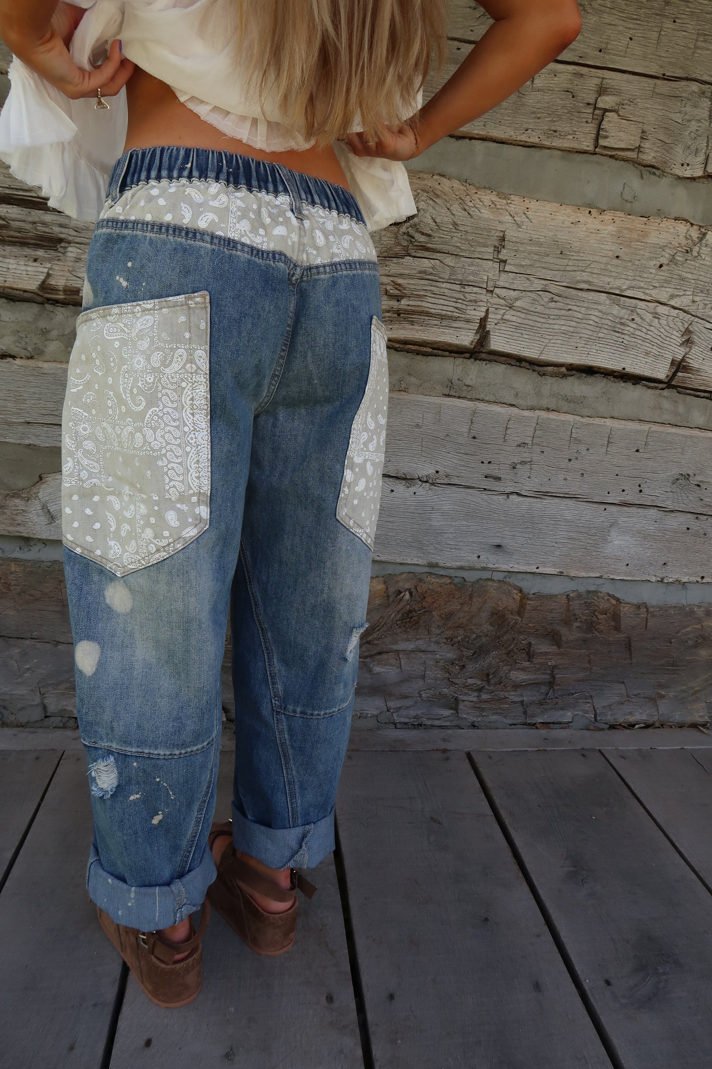 Ronnie Patch Barrel Jeans