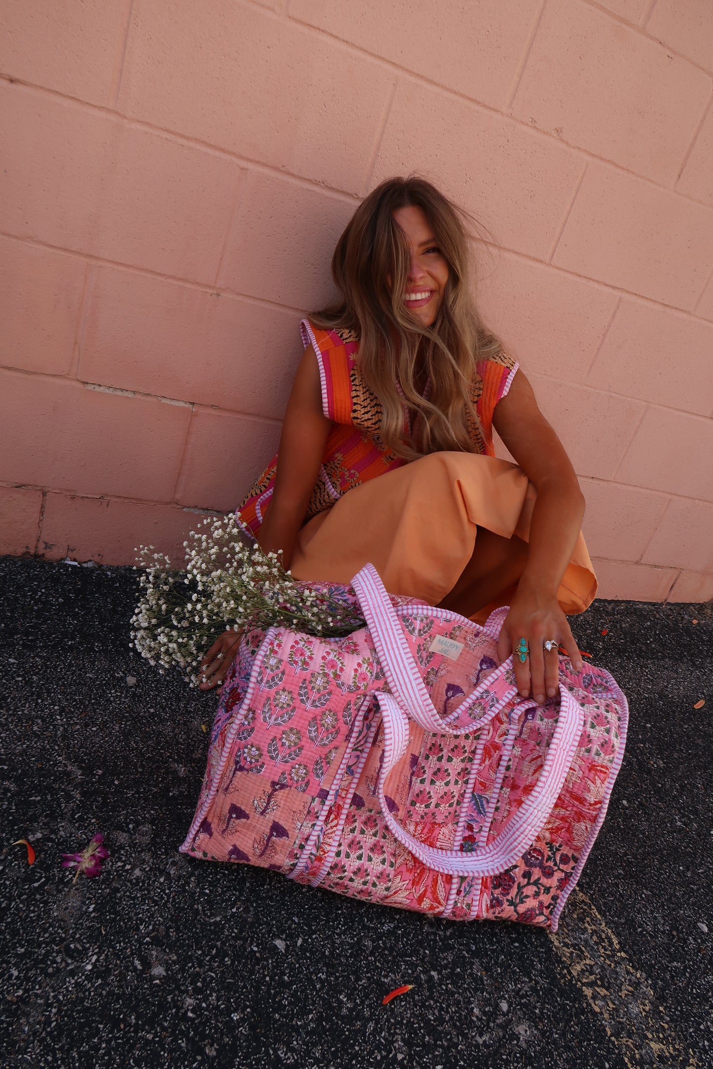 Iris Quilted XL Duffle Bag