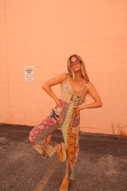 Riley Patchwork Jumpsuit