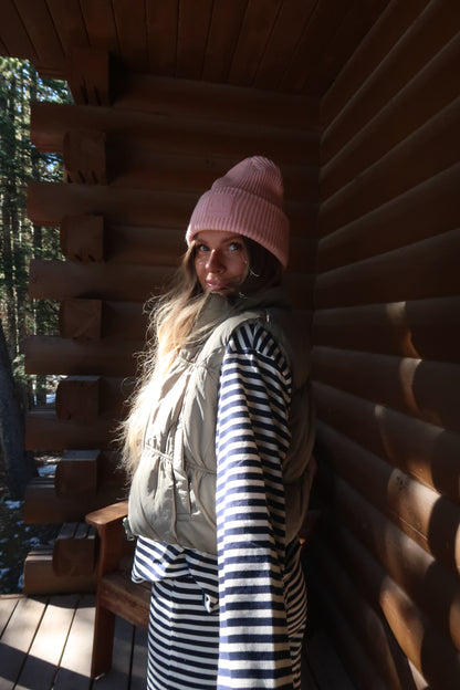 Moss Reversible Puffer Vest