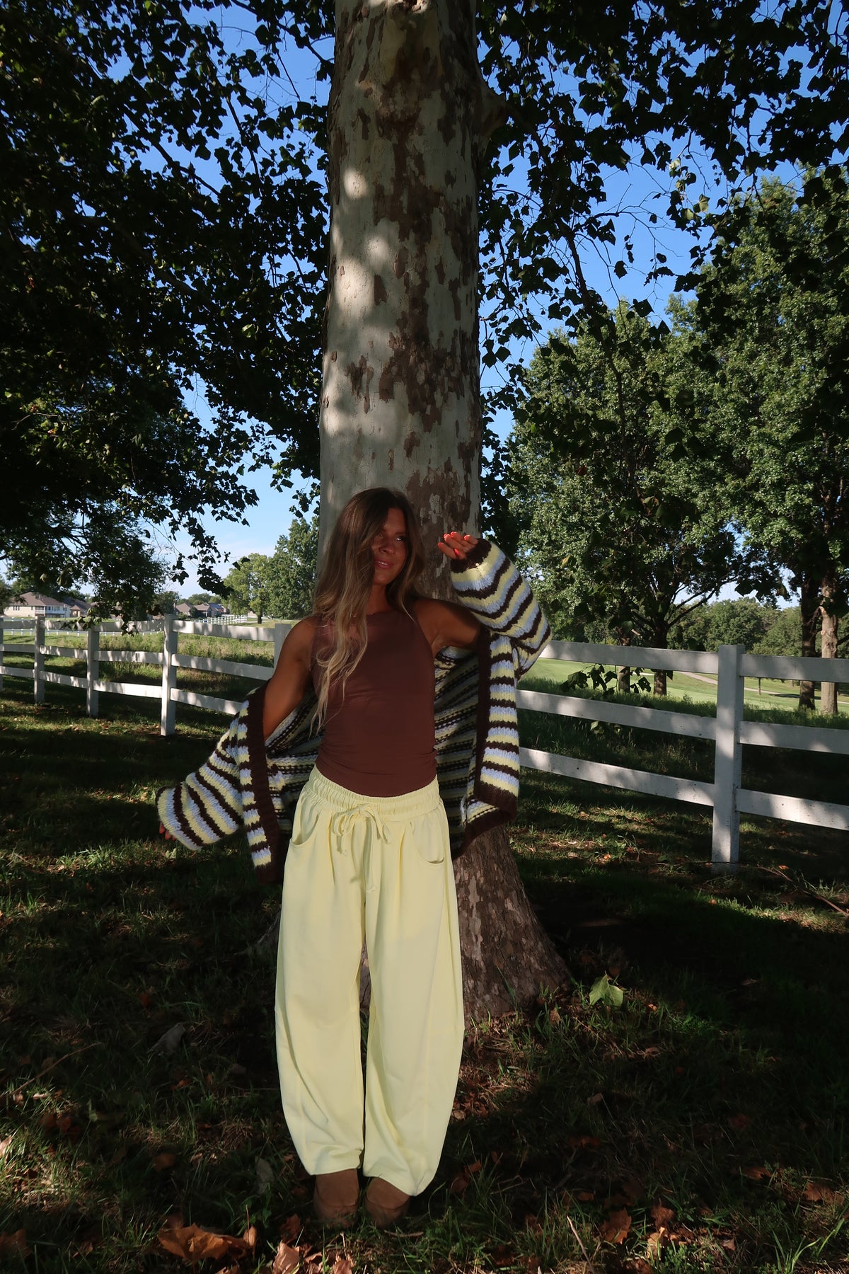 Toasty Stripe Cardi