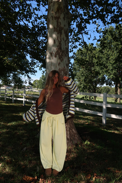 Toasty Stripe Cardi