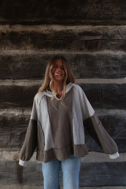 Green Bean Boxy Crewneck