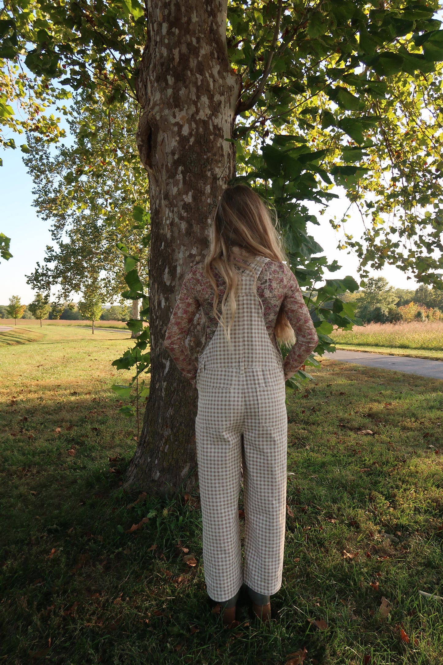 Mable Gingham Overalls