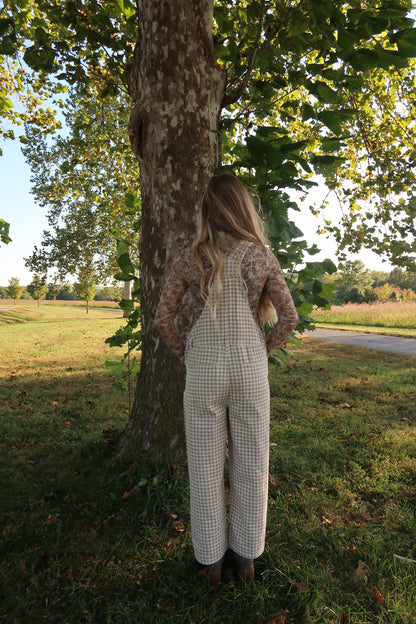 Mable Gingham Overalls