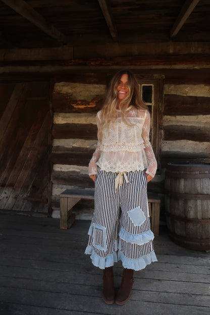 Love & Lace Tiered Long Slv