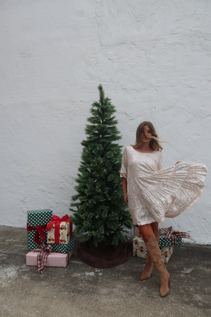 Jingle Bells Babydoll Dress