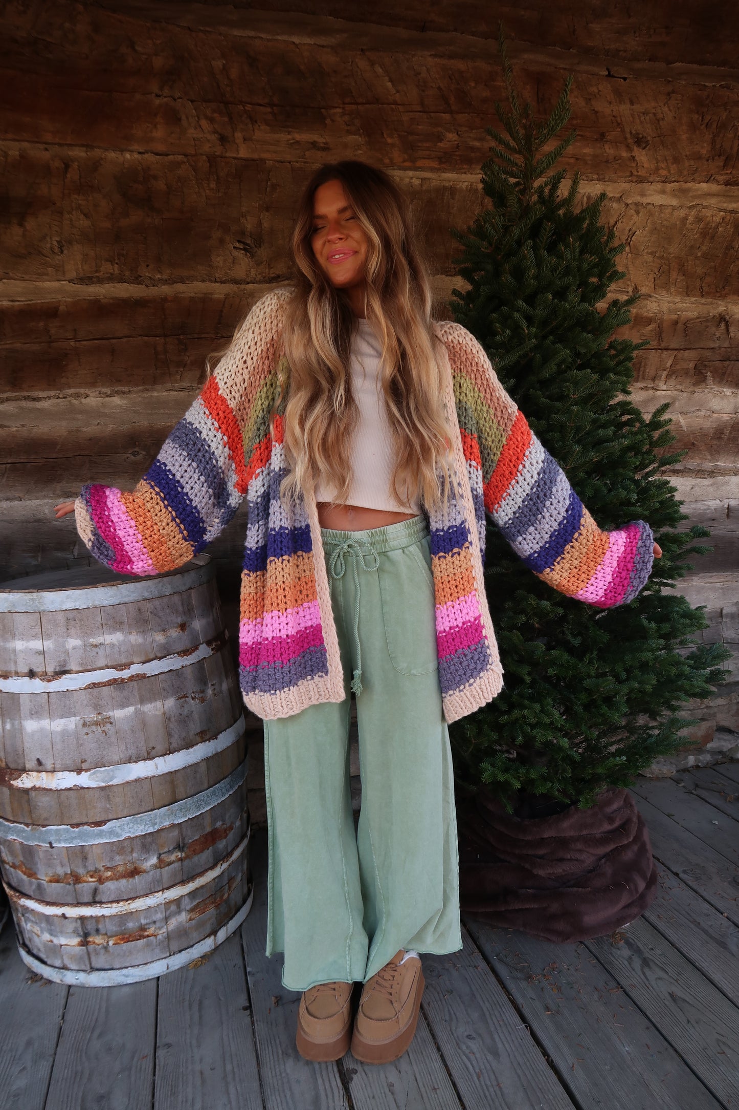 Crayola Stripe Cardi