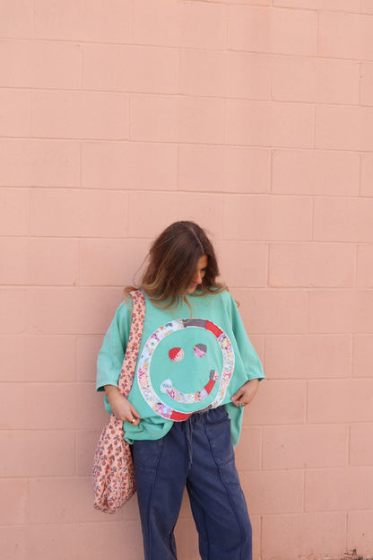 Smile Patchwork Tee