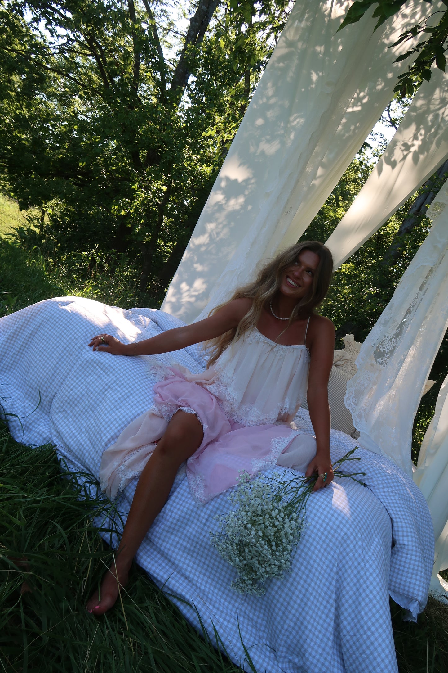 Daydreams Ombre Tiered Maxi Dress