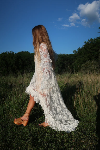 Reverie Lace High Low Dress