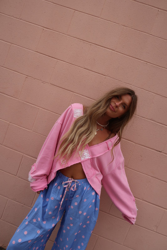 Sweet as Candy Crossover Reversible Crewneck